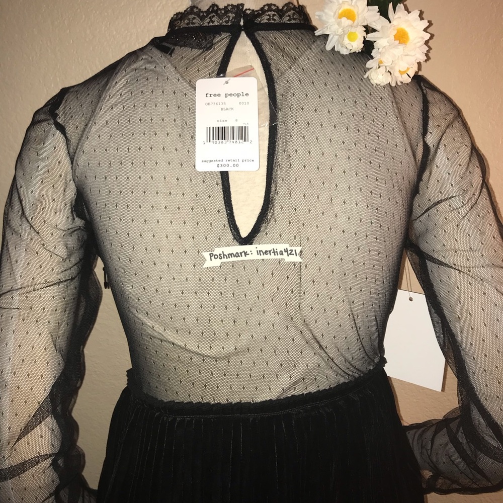 🚨LAST CHANCE 🚨Free People Sequin Velvet Dress - Picture 7 of 8